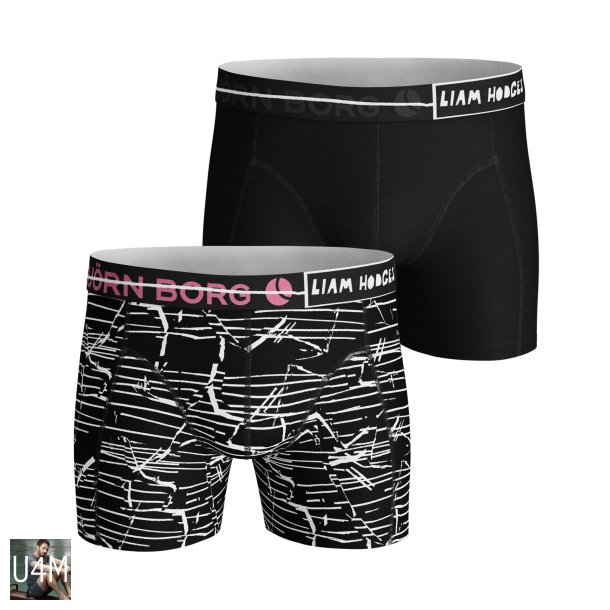 Bjrn Borg boxershorts cracked stripes, 2 pack