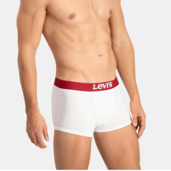 Levis hvide Trunks 2 pack med rd kontrast