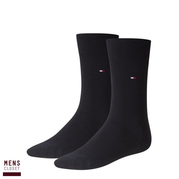 Tommy Hilfiger MEN CLASSIC sokker 2-pack - M�rkebl�