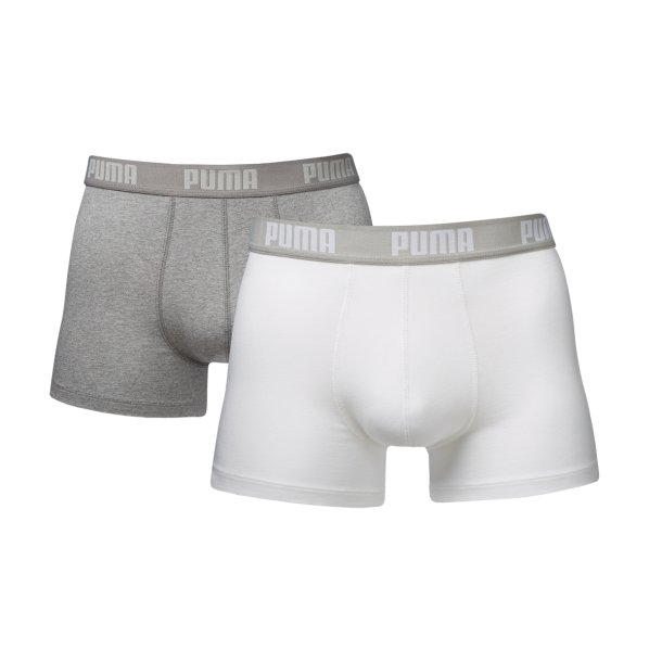 PUMA BASIC BOXER WHITE/GREY 2PACK