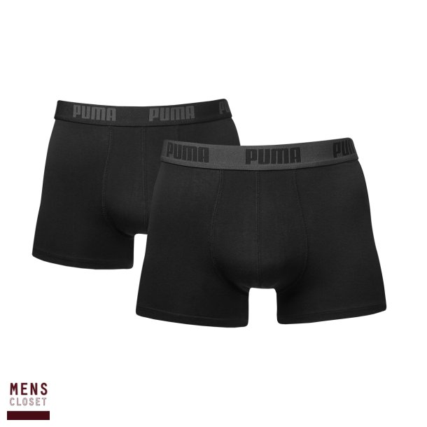 PUMA BASIC BOXER BLACK 2PACK