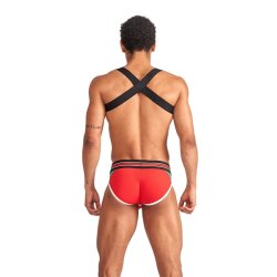 Mister B Urban Club harness X-back Striped Red