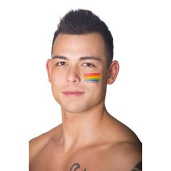 Pride Rainbow Face paint 