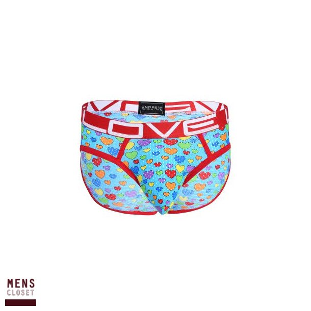 Love Pride Heart Mesh Brief