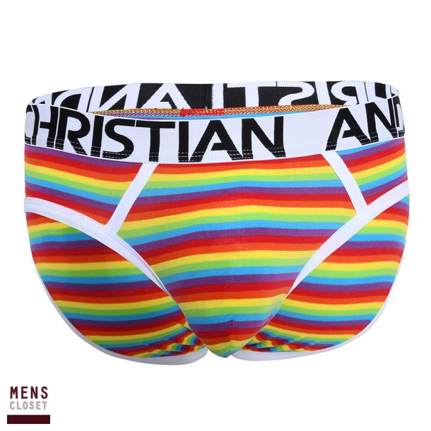 Pride Rainbow Stripe Love Brief 