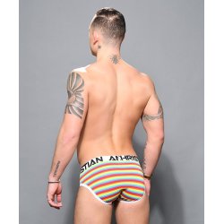 Pride Rainbow Stripe Love Brief 