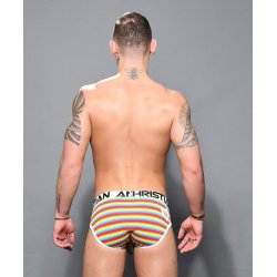 Pride Rainbow Stripe Love Brief 