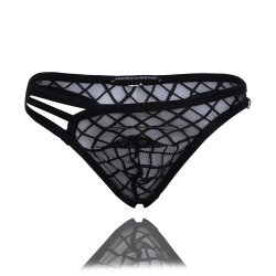 Lattice Lace Sheer Arouse Thong