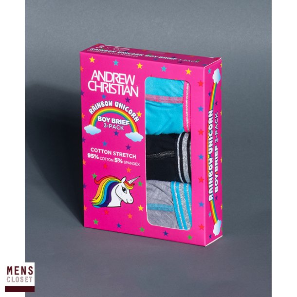 Boy Brief Unicorn 3-Pack 