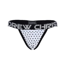 Sheer Dots Y-Back Thong w/Almost Naked