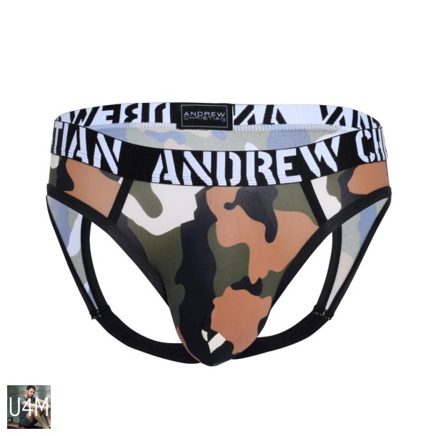 Camouflage Locker Room Jock w/Almost Naked