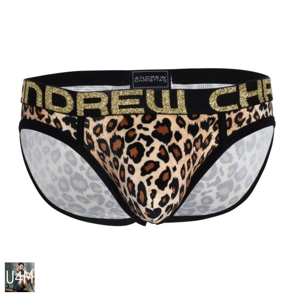 Plush Leopard Brief w/ Almost Naked