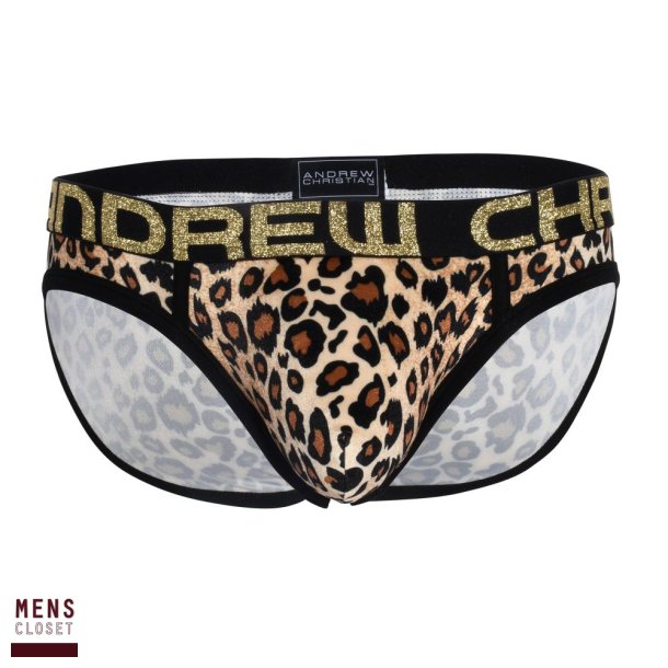 Plush Leopard Brief w/ Almost Naked
