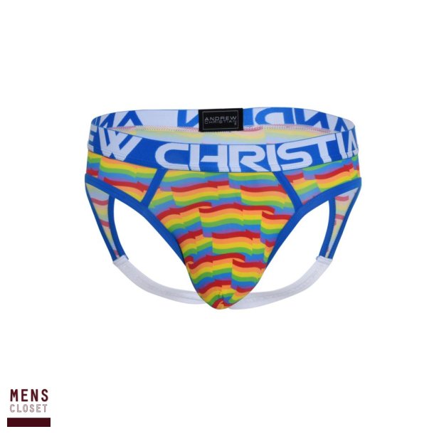 Pride Flag Locker Room Jock w/ Almost Naked
