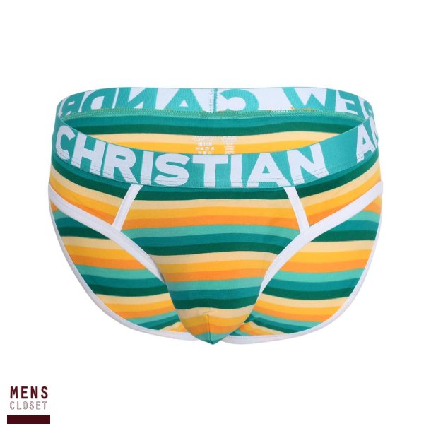 Riviera Stripe Brief w/ ALMOST NAKED