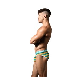 Riviera Stripe Brief w/ ALMOST NAKED