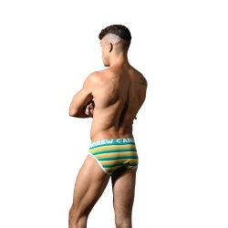 Riviera Stripe Brief w/ ALMOST NAKED