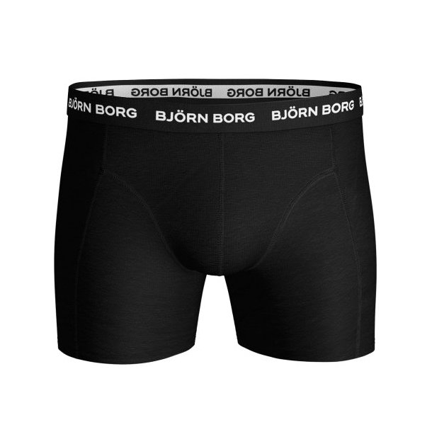 Bjrn Borg Solid Sammy boxershorts 3-pack Sort