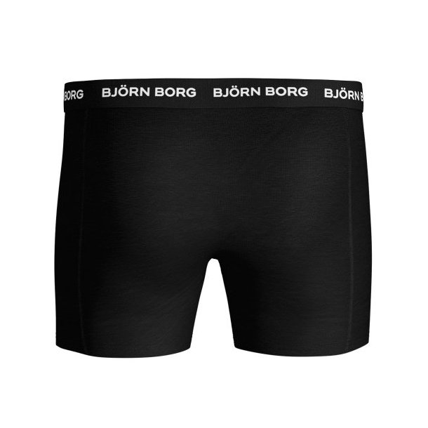 Bjrn Borg Solid Sammy boxershorts 3-pack Sort