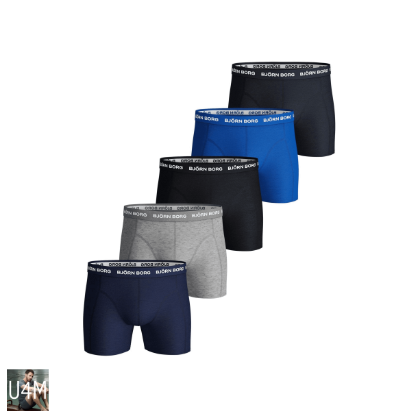 Bjrn Borg boxershorts 5-pack/blue depths