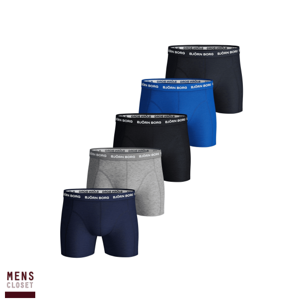Bjrn Borg boxershorts 5-pack/blue depths