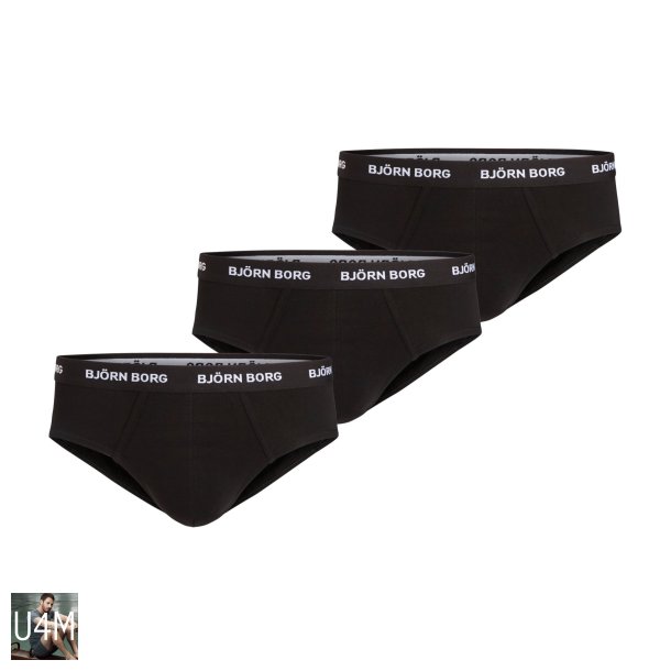 Bjrn Borg hj kvalitets briefs 3-pack