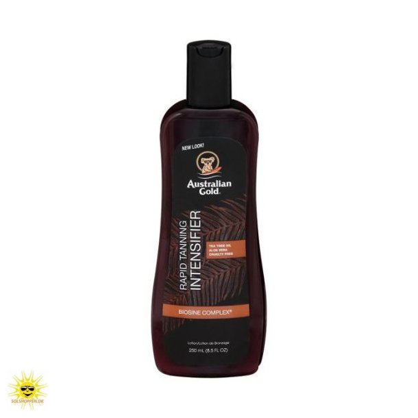 Australian Gold - RAPID TANNING INTENSIFIER , ogs god ved stranden.