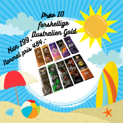 Pr�ve pakke  Australian Gold  TEST   10 x 15 ml.