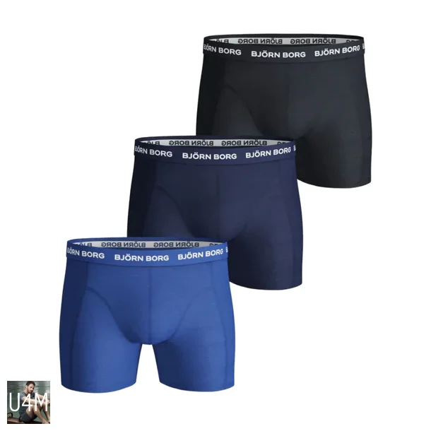 Bjrn Borg Boxer Navy/Dark/Blue 3-pack