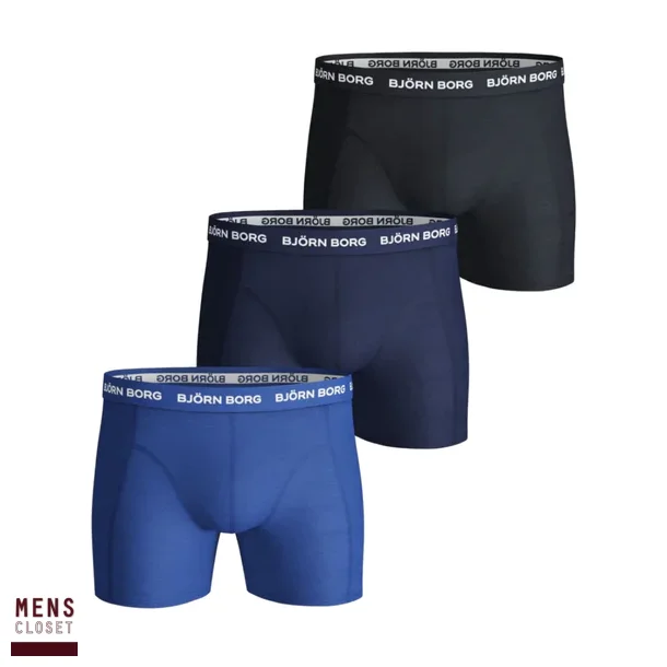 Bjrn Borg Boxer Navy/Dark/Blue 3-pack