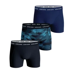 Bjrn Borg Boxer Navy/Blue/blue m. print 3-pack