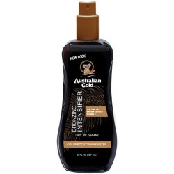 Australian Gold - Intensifier Dry Oil med Bronzer spray u/faktor.