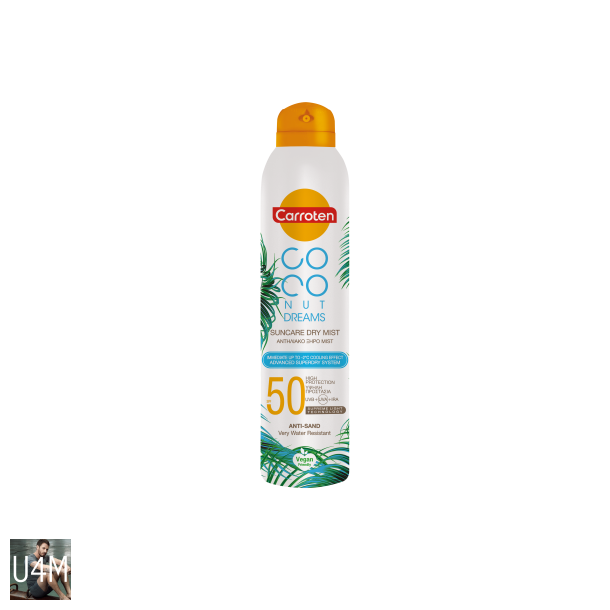 Carroten Suncare Dreams Dry Mist SPF 50 spray