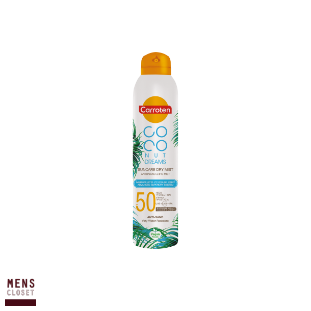 Carroten Coconut Dreams Dry Mist SPF 50 spray