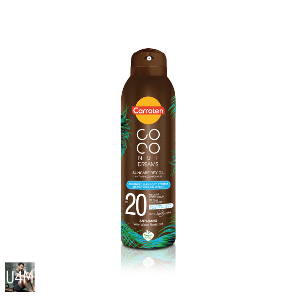 Carroten Coconut Dreams - Suncare Dry Oil SPF 20 spray