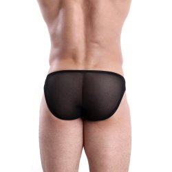 Black Shadow Mesh Brief