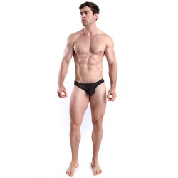 Black Shadow Mesh Brief