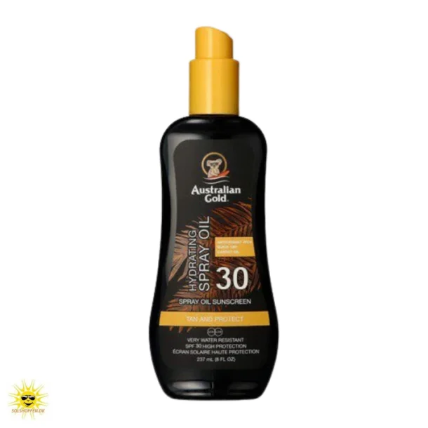 Australian Gold - Carrot sun oil (gulerod) spray Faktor 30