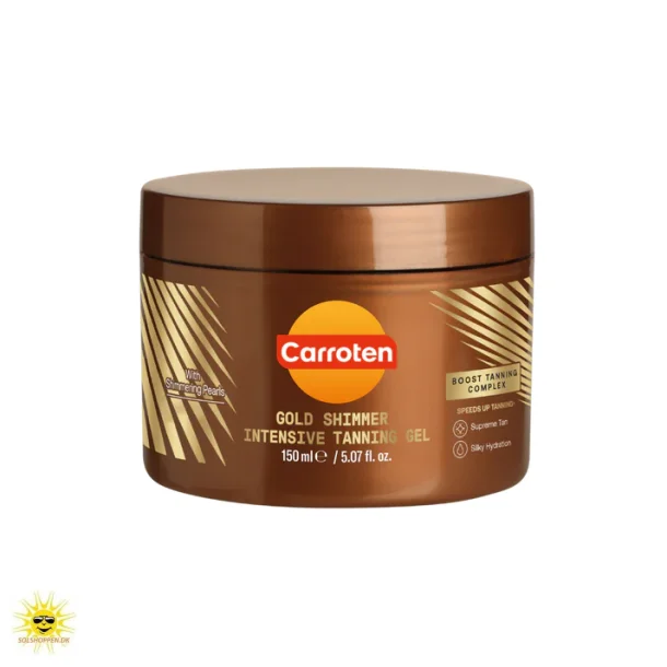 Carroten Gold Shimmer Tanning Gel Color Booster