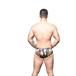 Camouflage Brief w/Almost Naked