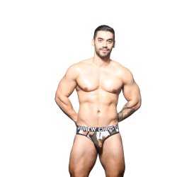 Camouflage Locker Room Jock w/Almost Naked