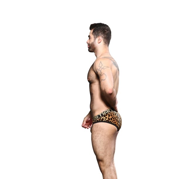 Plush Leopard Brief w/ Almost Naked