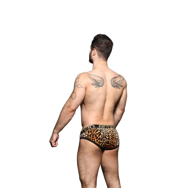 Plush Leopard Brief w/ Almost Naked