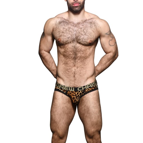 Plush Leopard Brief w/ Almost Naked