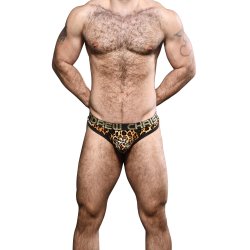 Plush Leopard Thong w/ Almost Naked