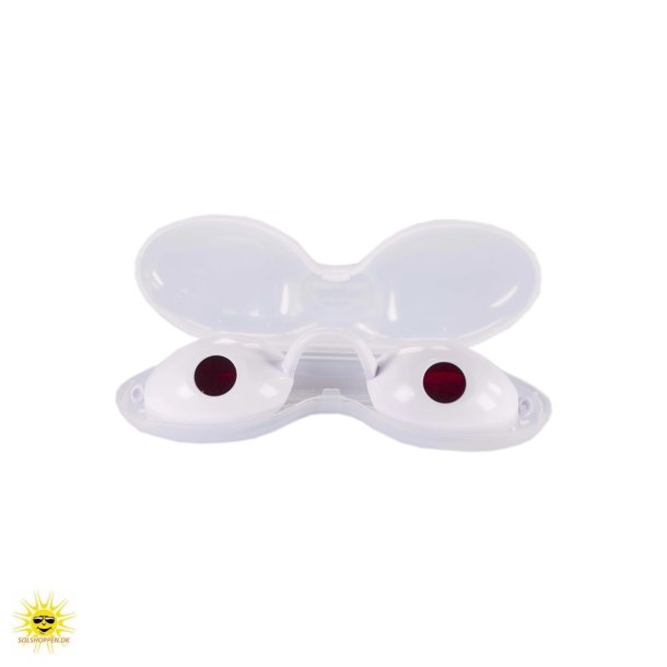 Briller til solarie - Vision 2 "Hvid"