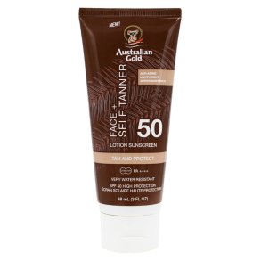 Australian Gold - Face med selvbruner SPF 50