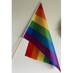 Pride regnbueflag, p trpind, Medium