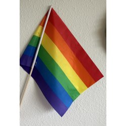 Pride regnbueflag, p trpind, Medium