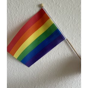 Pride regnbueflag, p trpind, Small